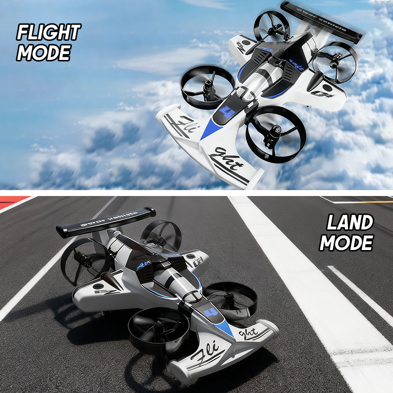 Rc Hobby World - 2in1 Mini Drone Air-Ground Flying Car