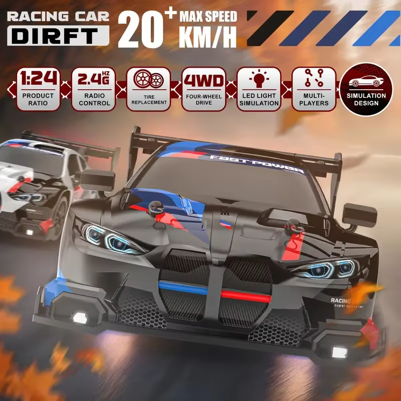 4WD-2.4G Drift Racing Car 1:24 – Hobby Quality Rc Cars recenzja i cena