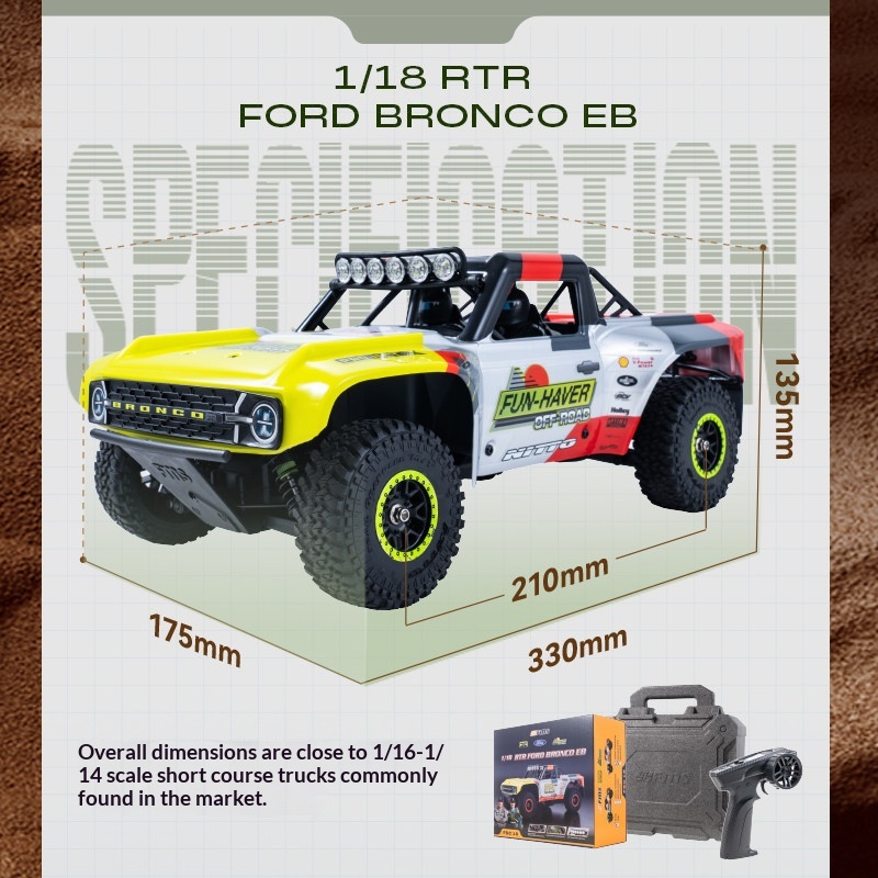 FMS Ford Mustang 1/18 Brushles – Rc Hobby Plus recenzja i cena