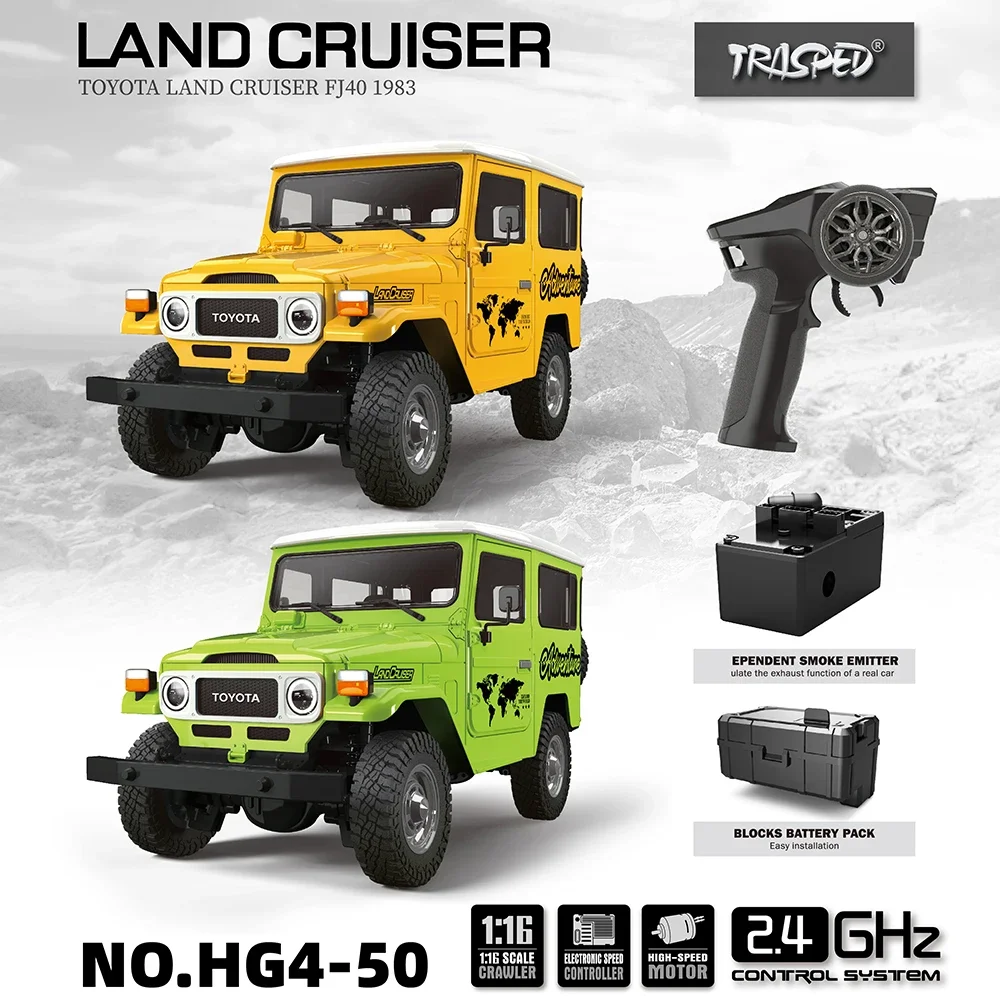 1/16 HG4-50 Toyota FJ40 Remote – Rc Hobby Plus recenzja i cena